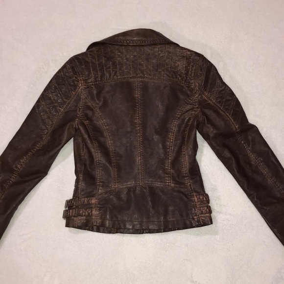 Maurice’s Brown Faux Leather Jacket - Picture 4 of 4